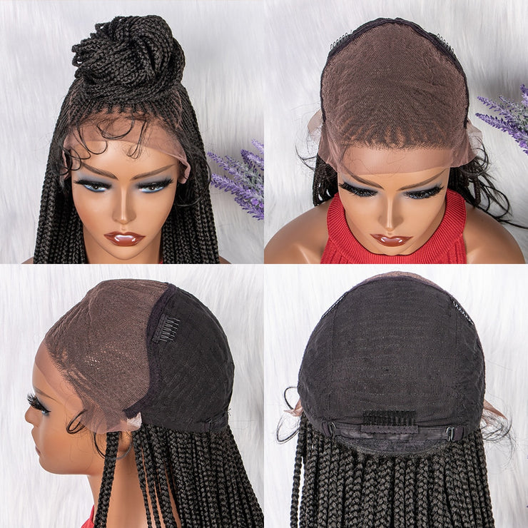 Black Box Braided Lace Front Wigs