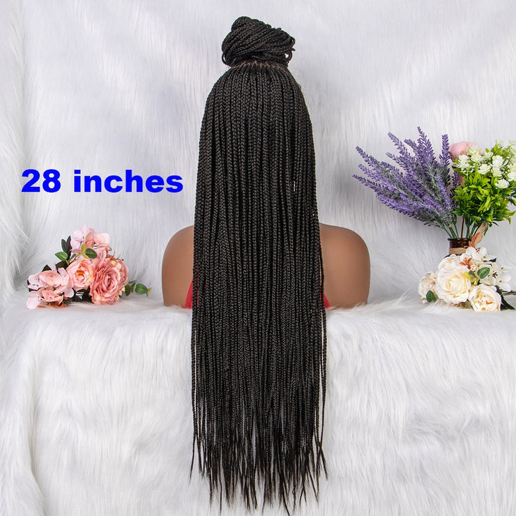 Black Box Braided Lace Front Wigs