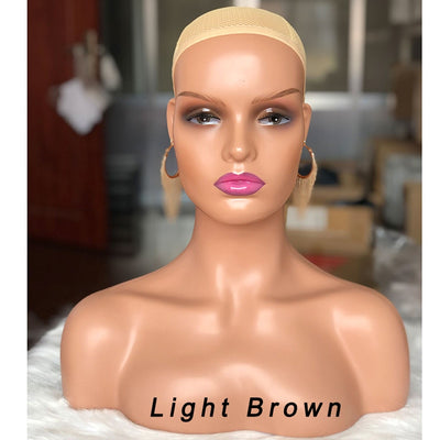 Manikin Head with Shoulder for Wig