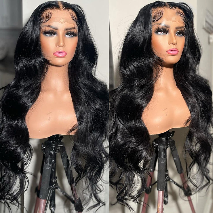 Transparent 13x6 Peruvian Body Wave Lace Frontal Wig