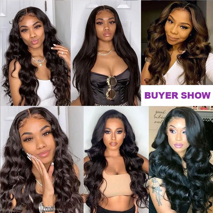 Transparent 13x6 Peruvian Body Wave Lace Frontal Wig